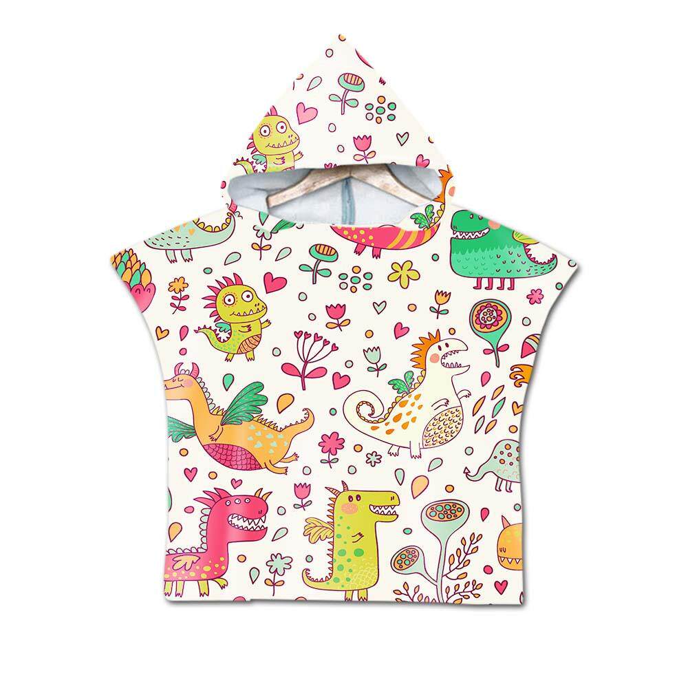 Hooded Bath Towel - Cartoon Kids Hooded Bath Towel Soft