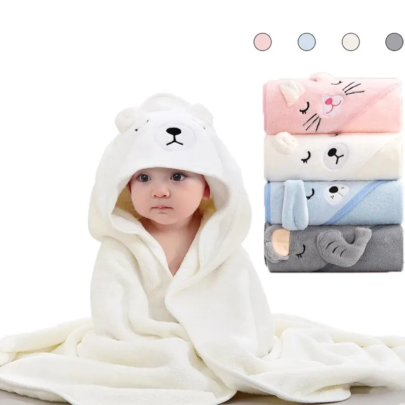 Hooded Bath Towel - Toddler Bathrobe Infant Bath Towel Boy