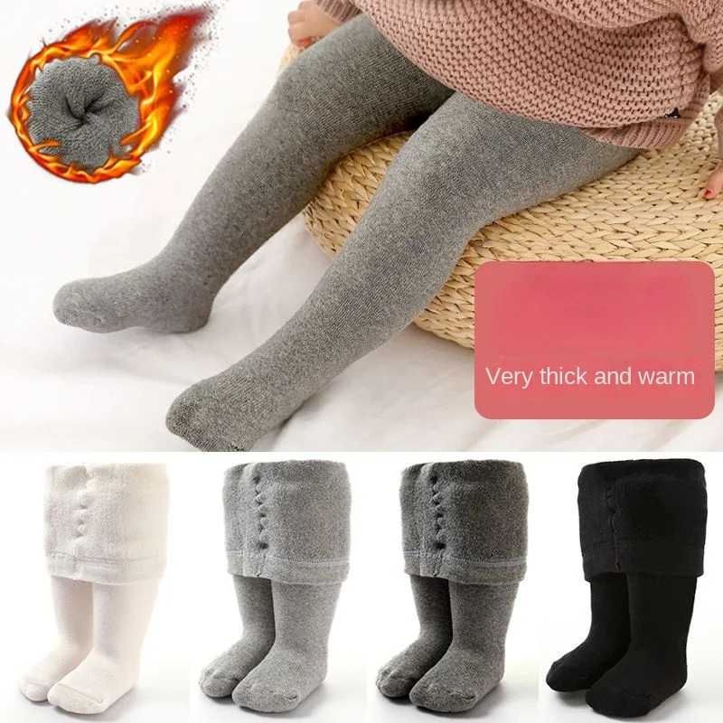 Baby Clothing Gender Neutral - Baby Tights Winter Autumn Solid Color