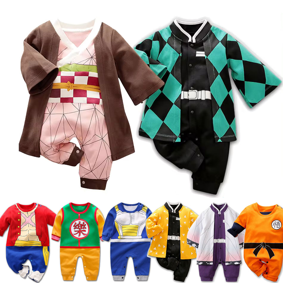 Baby Clothing Gender Neutral - 0-18 Months Anime Baby Rompers Newborn