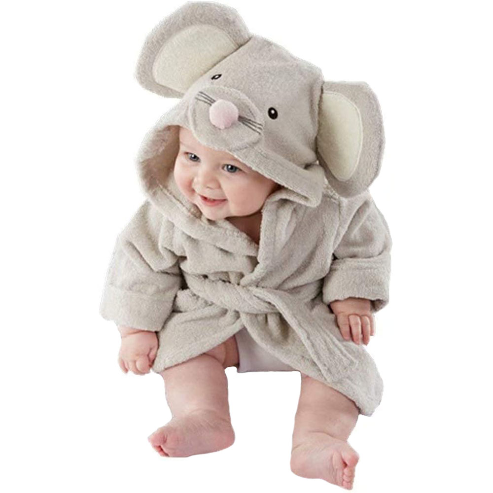 Hooded Bath Towel - Baby Boy Bathrobe Hooded Towels Unisex