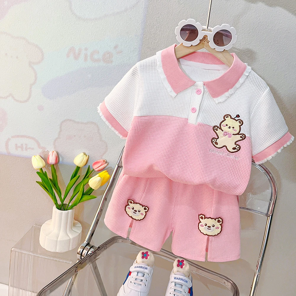 Summer Baby Girls T Shirt Shor - Baby Clothing Hong Kong review and price