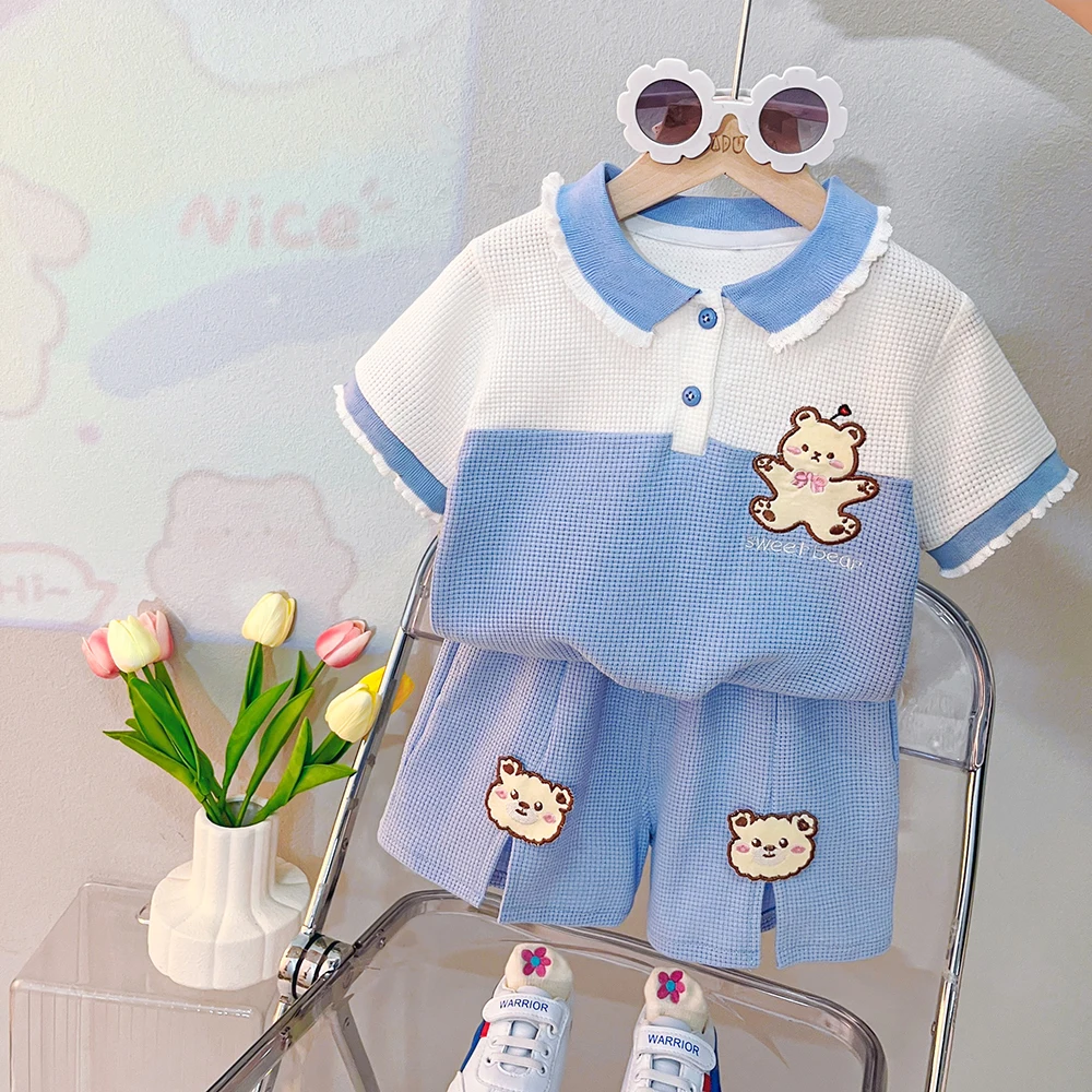 Summer Baby Girls T Shirt Shor - Baby Clothing Hong Kong review and price