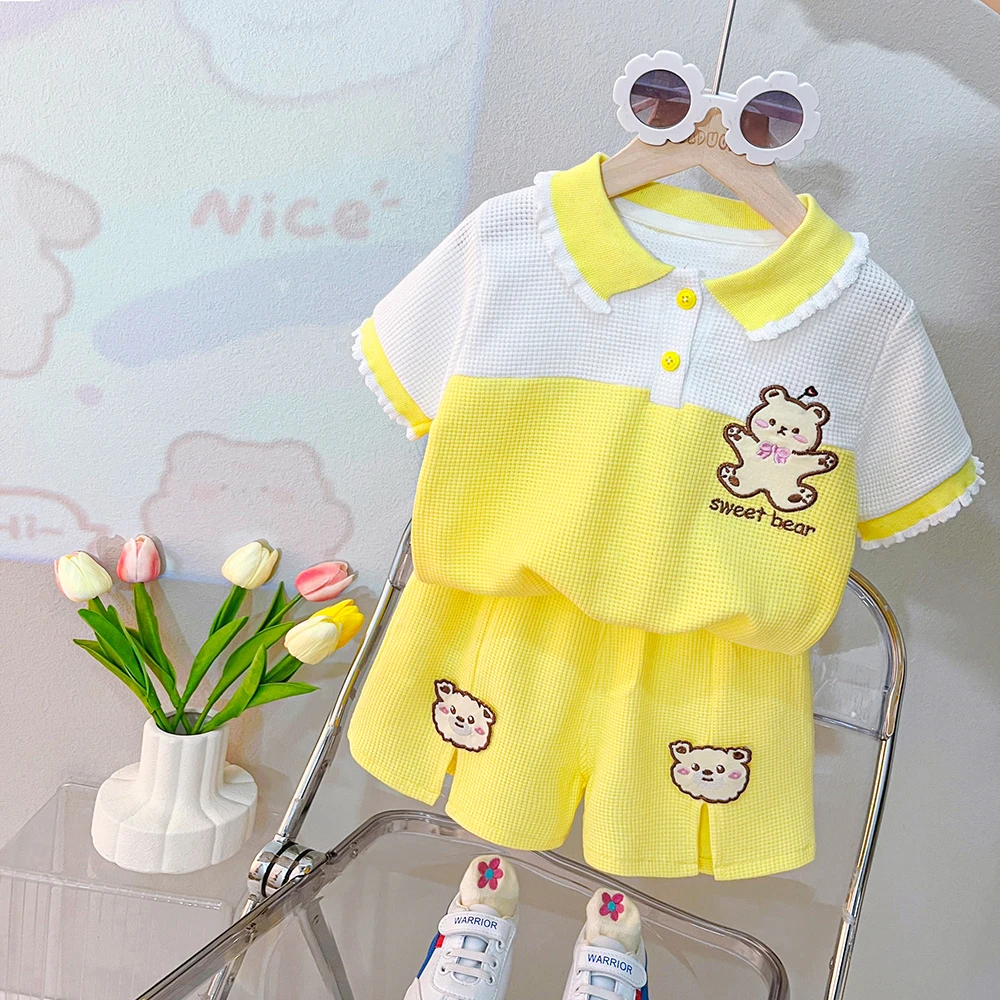 Summer Baby Girls T Shirt Shor - Baby Clothing Hong Kong review and price