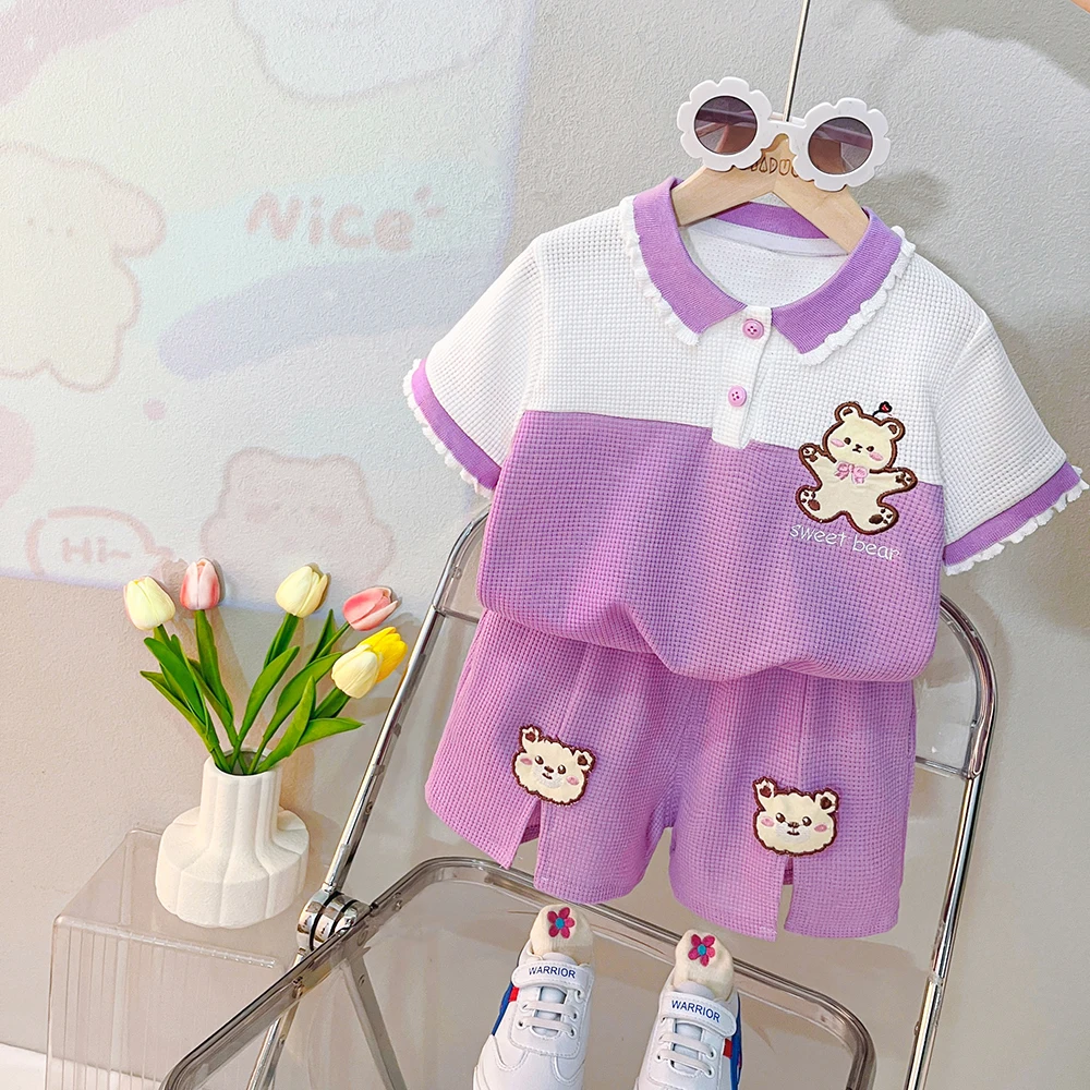 Summer Baby Girls T Shirt Shor - Baby Clothing Hong Kong review and price