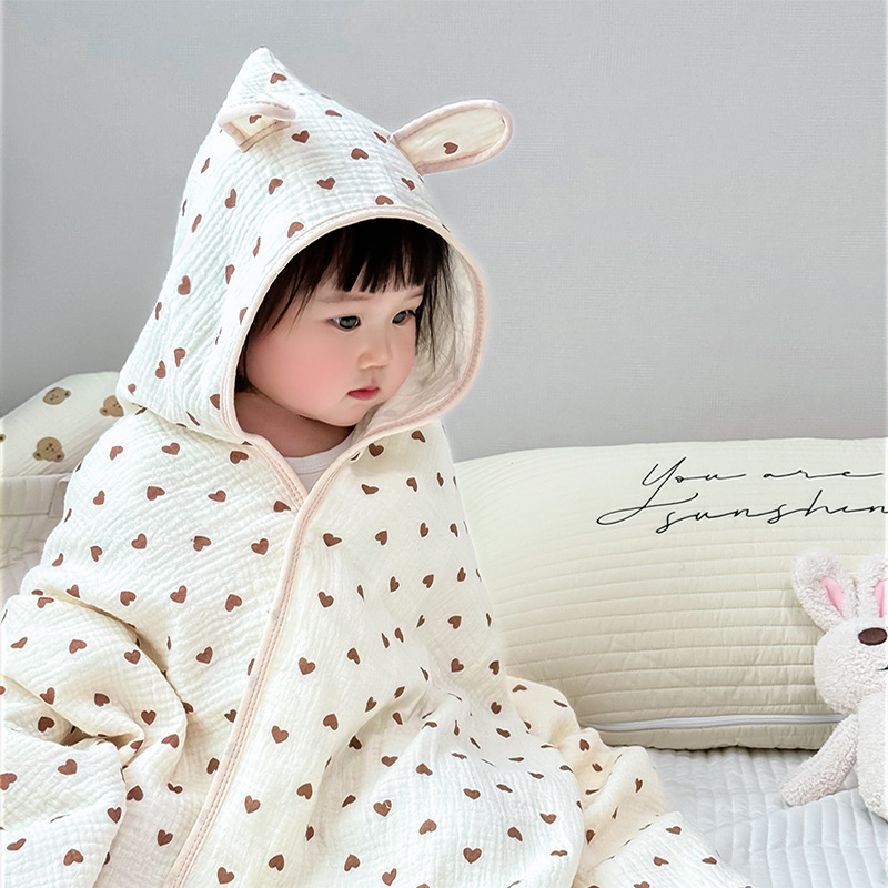 Baby Bath Towel 4 Layers Gauze - Hooded Bath Towel review and price