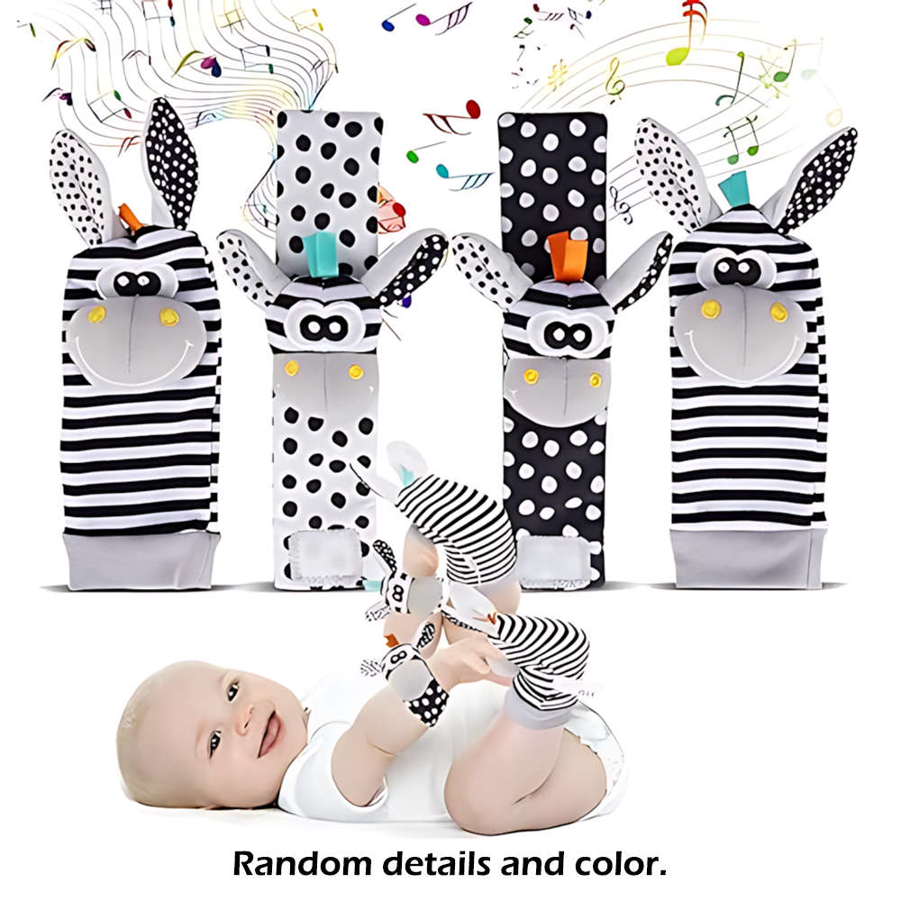 4pcs/Set Baby Infant Wrist Rat - Newborn Gift Set review and price