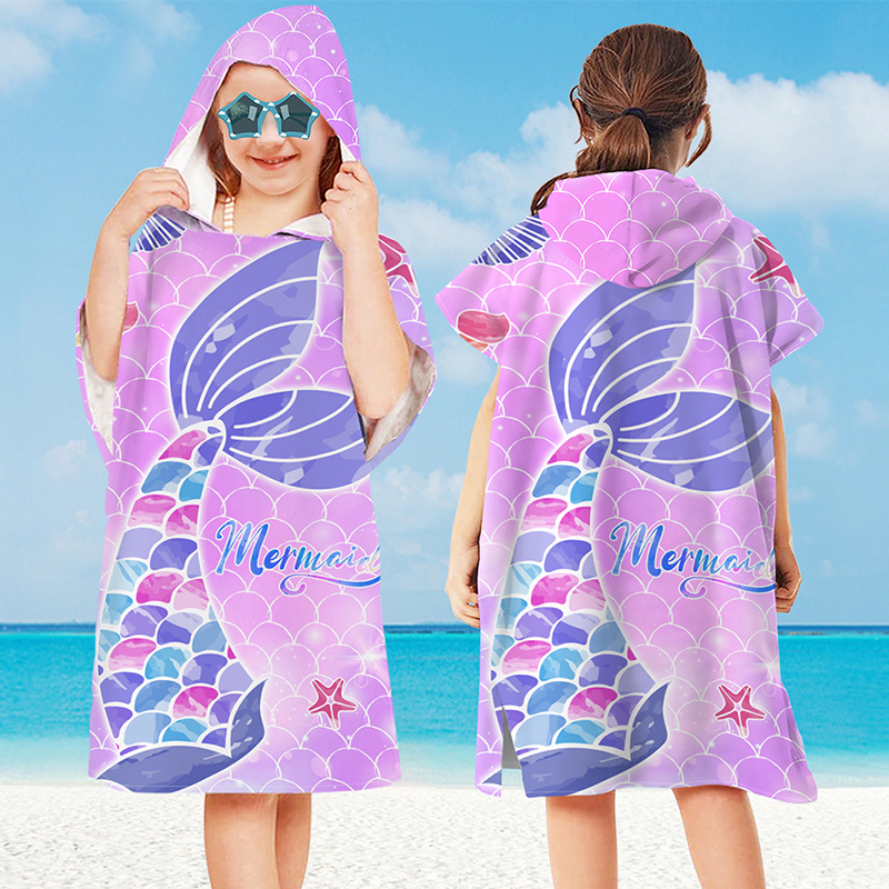 Baby Cartoon Printing Bathrobe - Hooded Bath Towel review and price