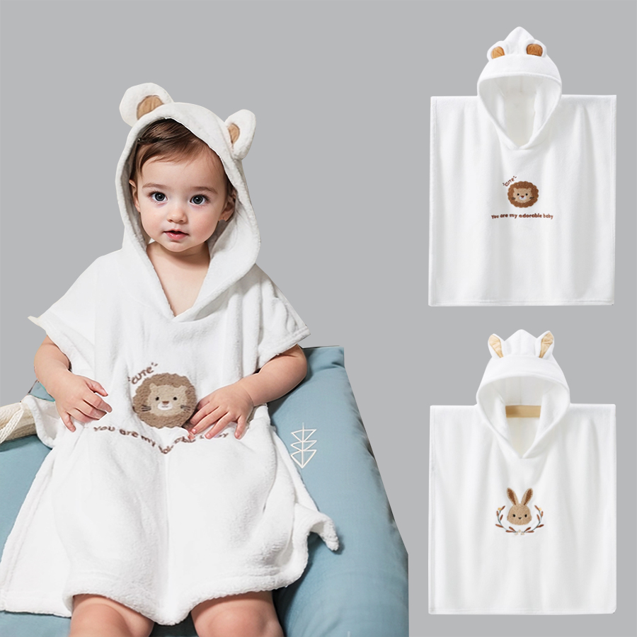 Baby Hooded Bathrobe Kids Bath - Hooded Bath Towel review and price