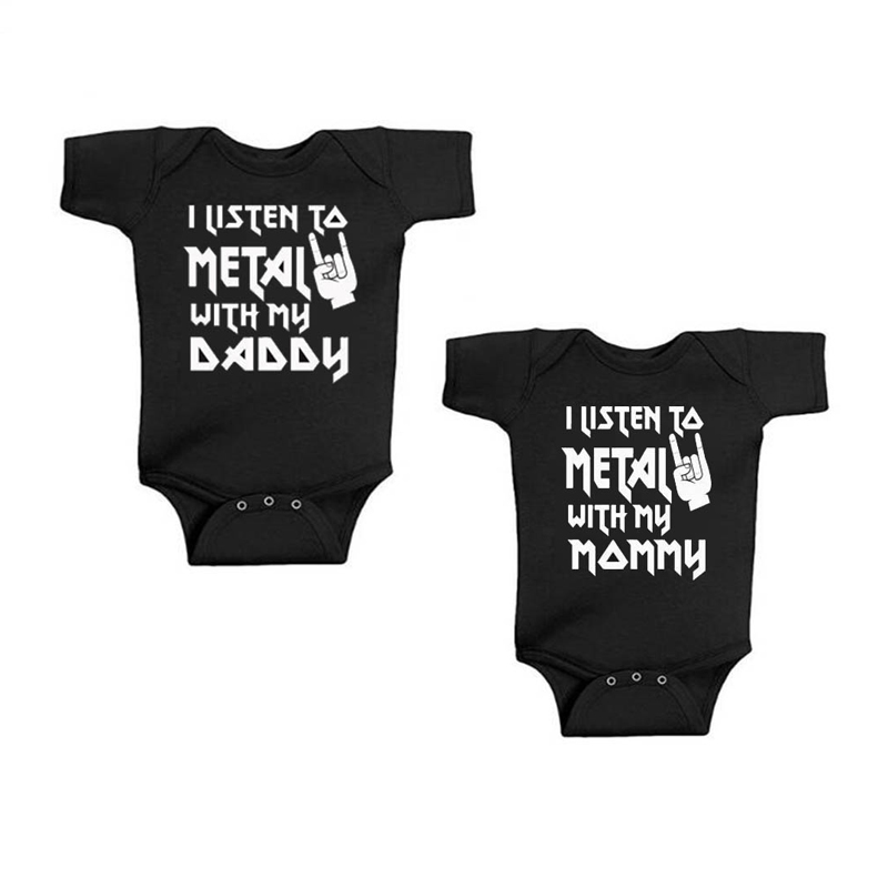 I Listen to Metal with My Dadd - Baby Clothing Gender Neutral review and price